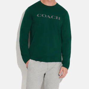 NWT COACH GREEN ESSENTIAL LONG SLEEVE ORGANIC MEN